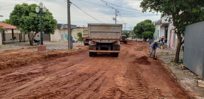 Inicia Obras De Revitalização Do Calçadão De Rondon 