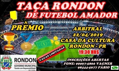 Arbitral: Taça Rondon de Futebol Amador