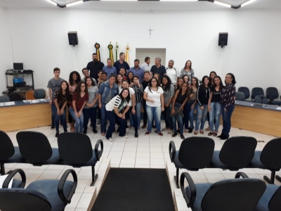 Alunos Do Colégio Estadual Castro Alves Visitam a Casa de Leis