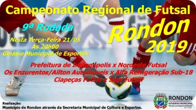 9ª Rodada do Campeonato Regional de Futsal