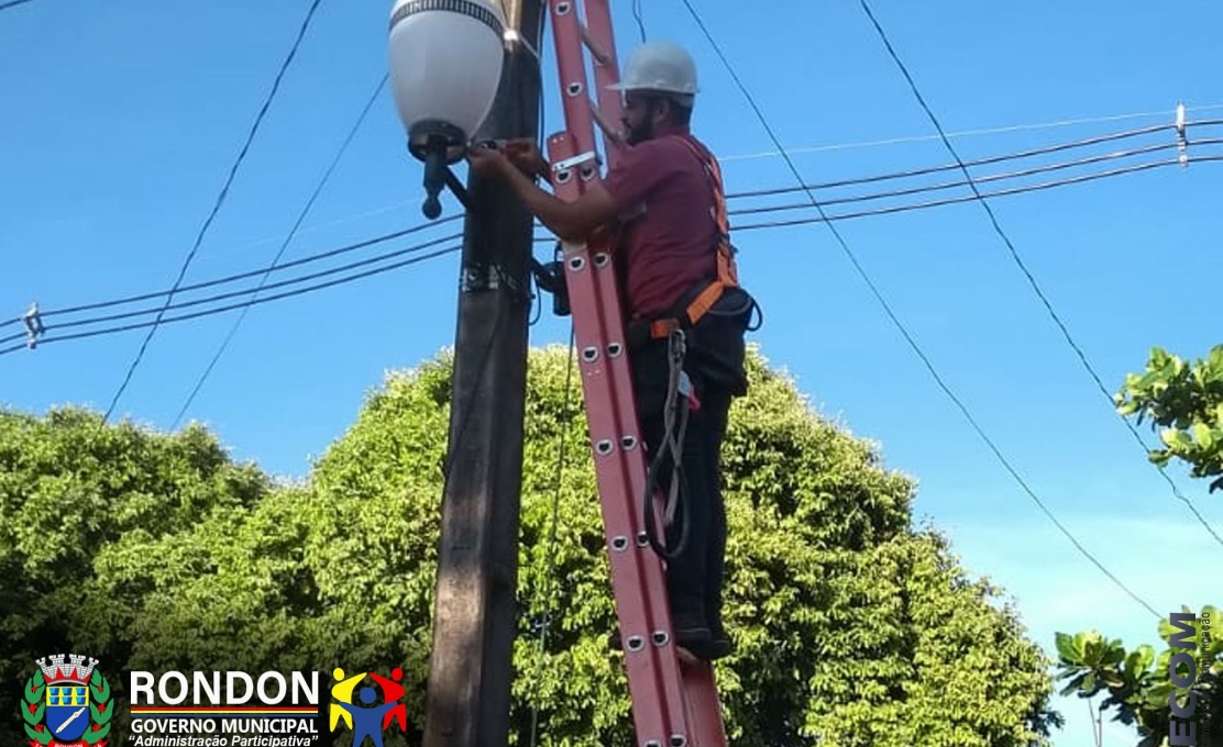 RONDON AMPLIA SERVIÇOS E MANUTENÇÃO NA ILUMINAÇÃO PÚBLICA 