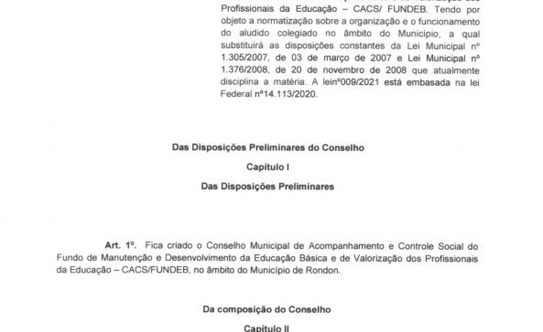 Lei Nº 1955/2021