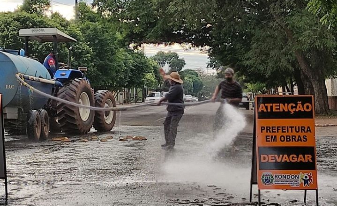 INICIO DA PREPARAÇÃO DAS RUAS E AVENIDAS PARA RECEBER O RECAPE ASFÁLTICO