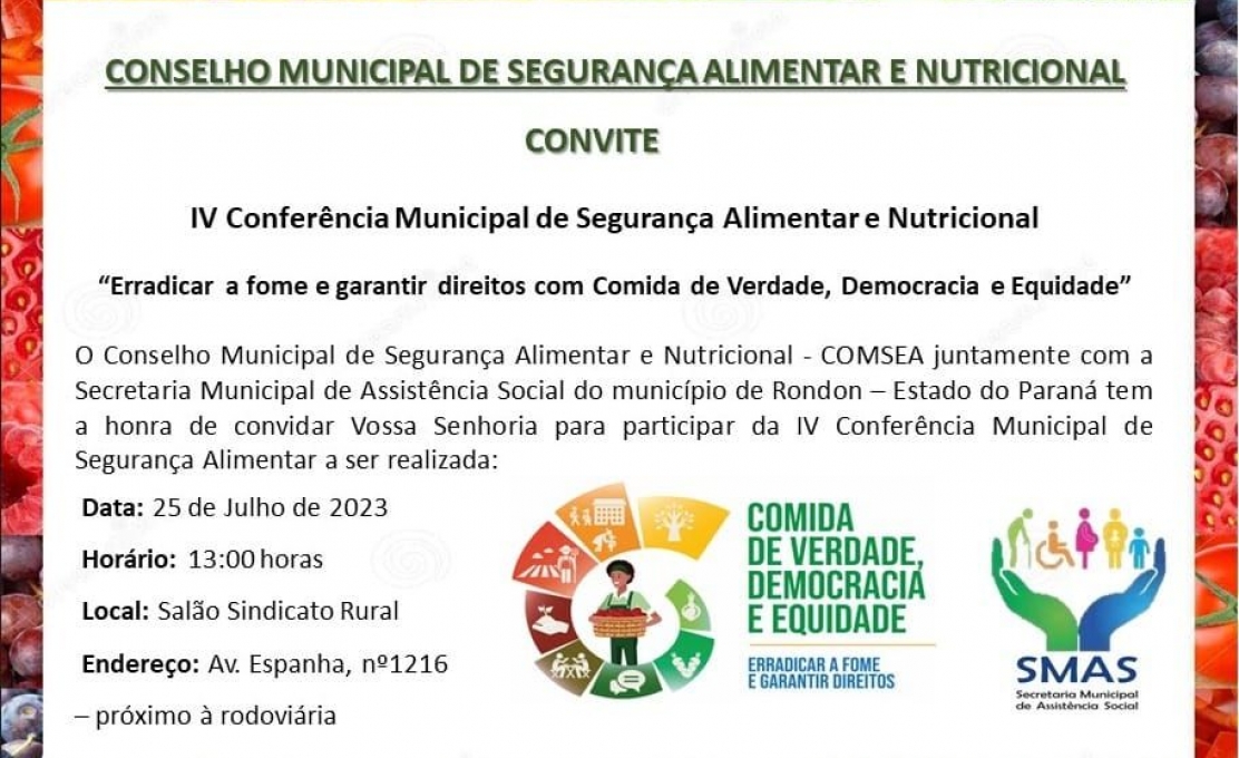 Conselho Municipal de Segurança Alimentar e Nutricional