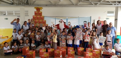 150 Crianças Do Cmei Ana Mendes Ferreira São Apadrinhadas Pela Usaçúcar De Rondon Neste Natal