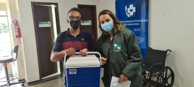 Saúde de Rondon recebe 60 doses da vacina Oxford AstraZeneca