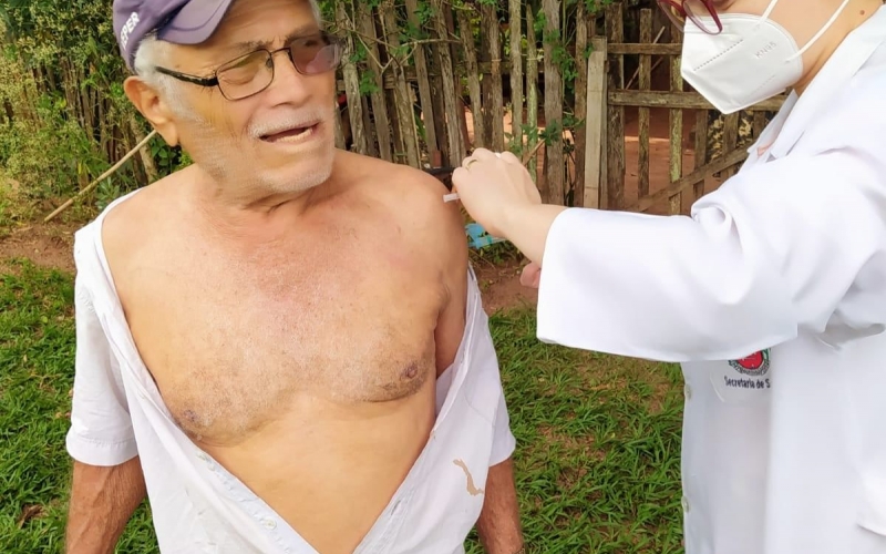 VACINAÇÃO DE IDOSOS CONTINUA EM  RONDON