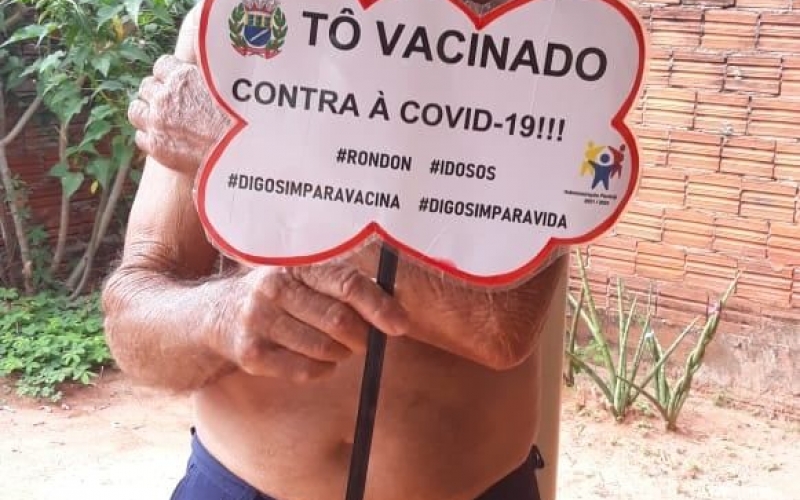 IDOSOS CONTINUAM SENDO IMUNIZADOS NO MUNÍCIPIO DE RONDON