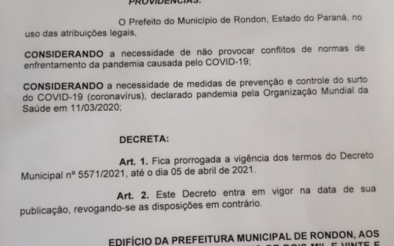 DECRETO MUNICIPAL N° 5589/2021