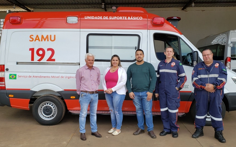 Município Recebe Nova Ambulância Para O Samu