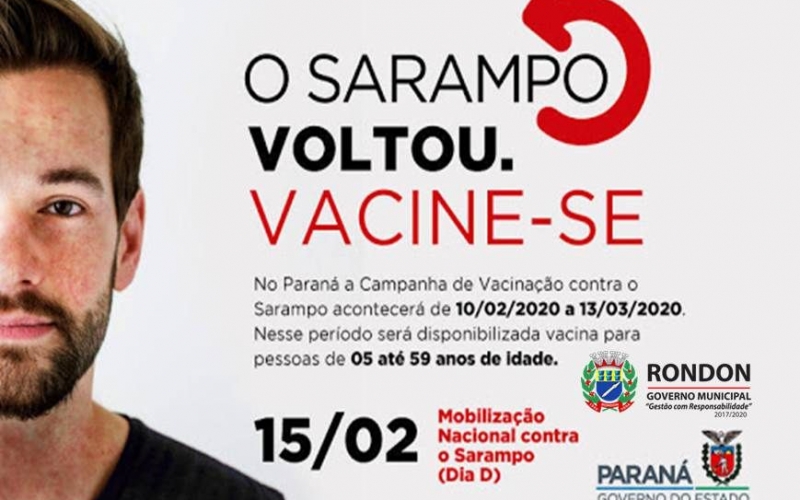 1ª Etapa de Campanha Contra o Sarampo I Rondon 2020