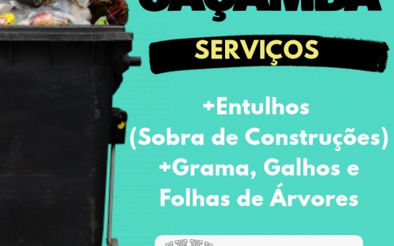 Vai fazer reforma em sua residência ou limpeza no terreno?