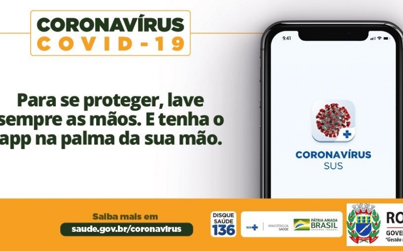 Baixe o App do Coronavírus
