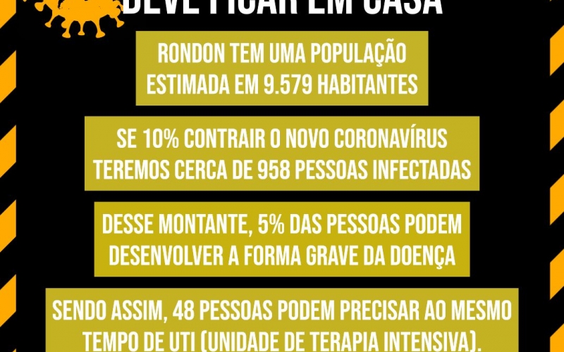 Se puder, fique em casa
