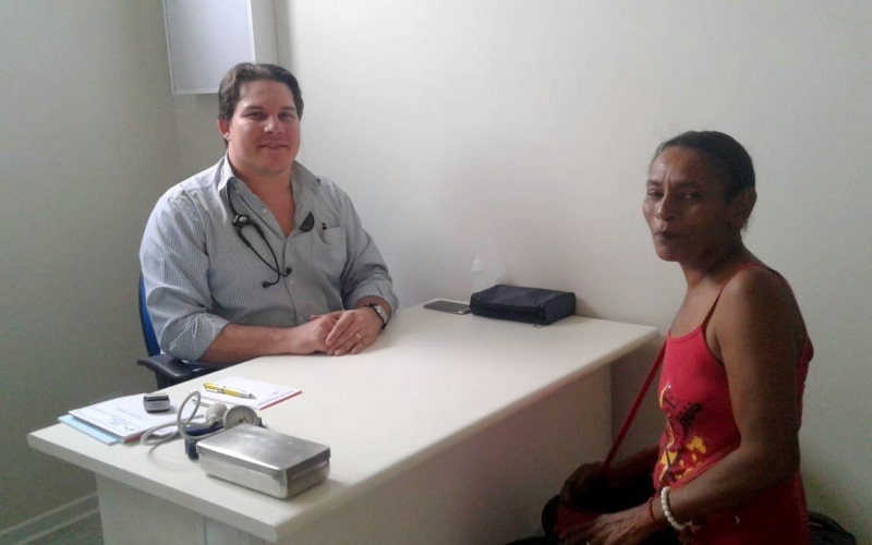 Primeiro Atendimento Na Unidade De Saúde Na Vila Rural Independência De Rondon