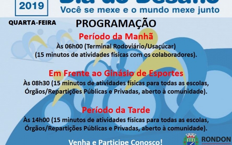 Programação Dia do Desafio